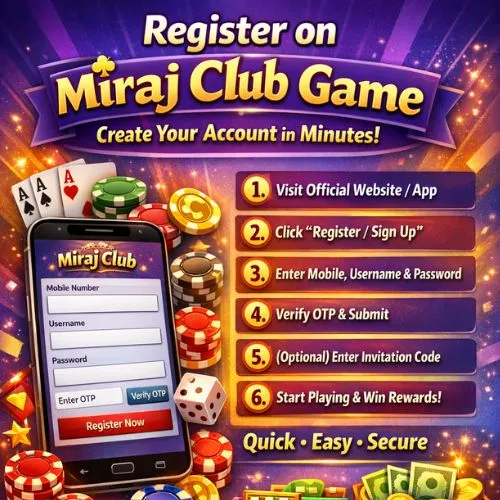 Miraj Club Game REGISTRATION